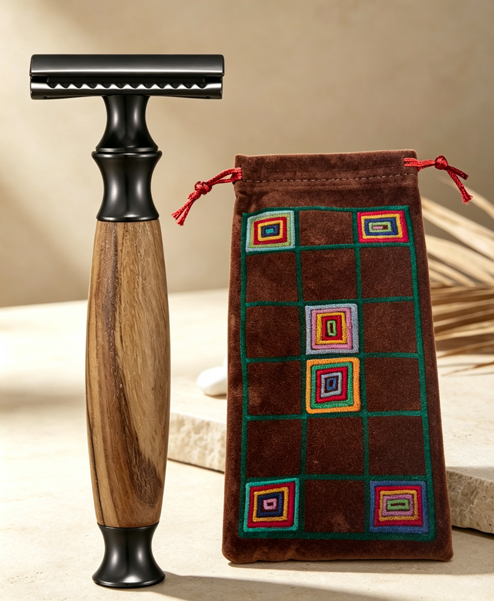 Vintage Copper Double-Edge Safety Razor