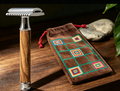 Olive Wood Double-Edge Safety Razor
