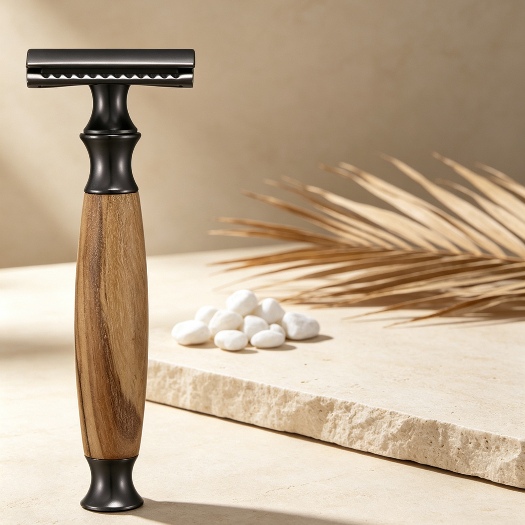Vintage Copper Double-Edge Safety Razor