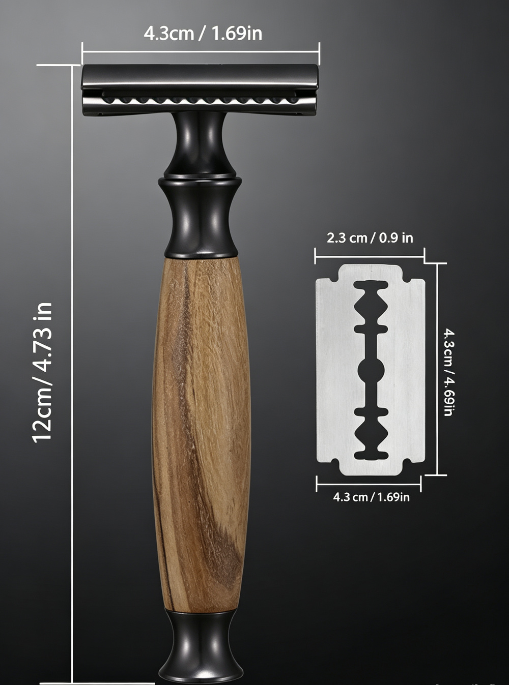 Vintage Copper Double-Edge Safety Razor